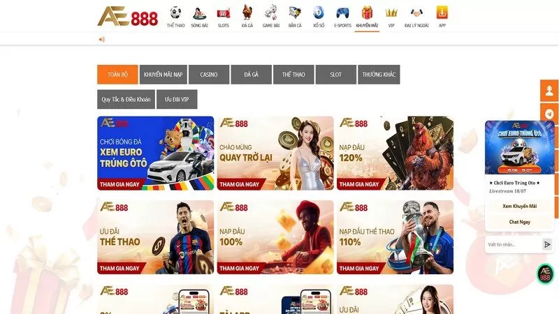 Tận dụng ưu đ&atilde;i l&agrave; c&aacute;ch tối ưu phần thưởng khi chơi tại Ae888