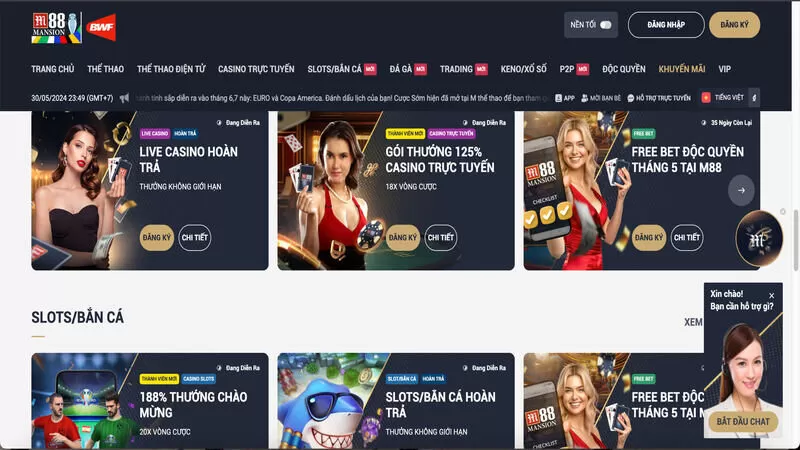 Những đ&atilde;i ngộ đặc biệt chỉ d&agrave;nh ri&ecirc;ng cho hội vi&ecirc;n của M88