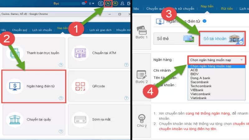 C&aacute;ch thực hiện giao dịch tại đơn vị - đơn giản - nhanh ch&oacute;ng