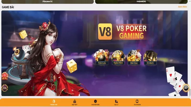 Sảnh game b&agrave;i mang đến nhiều si&ecirc;u phẩm, kết quả minh bạch