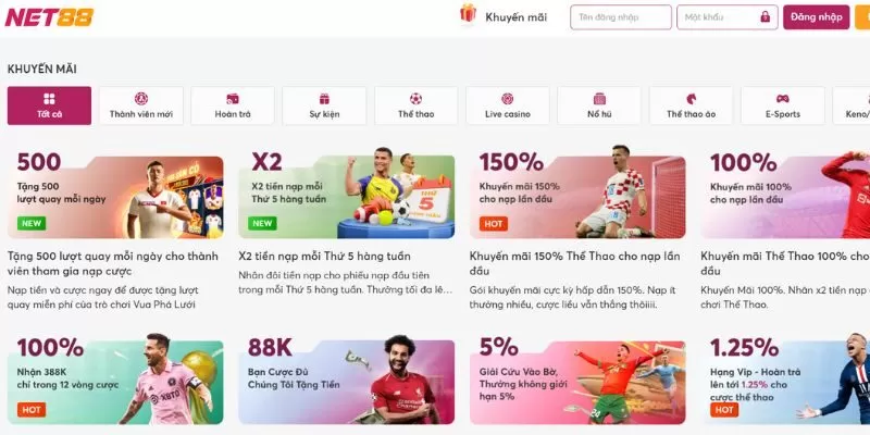 Net88 hội tụ những ưu điểm l&agrave;m n&ecirc;n thương hiệu