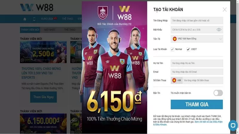 Kh&ocirc;ng mất ph&iacute; khi thực hiện mở t&agrave;i khoản tại nh&agrave; c&aacute;i&nbsp;